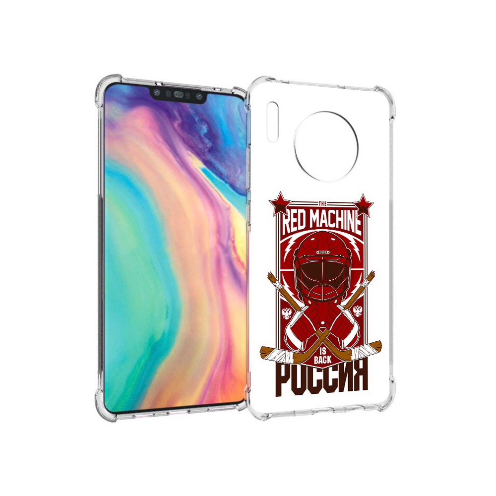 

Чехол MyPads Tocco для Huawei Mate 30 хоккей россия, Прозрачный, Tocco