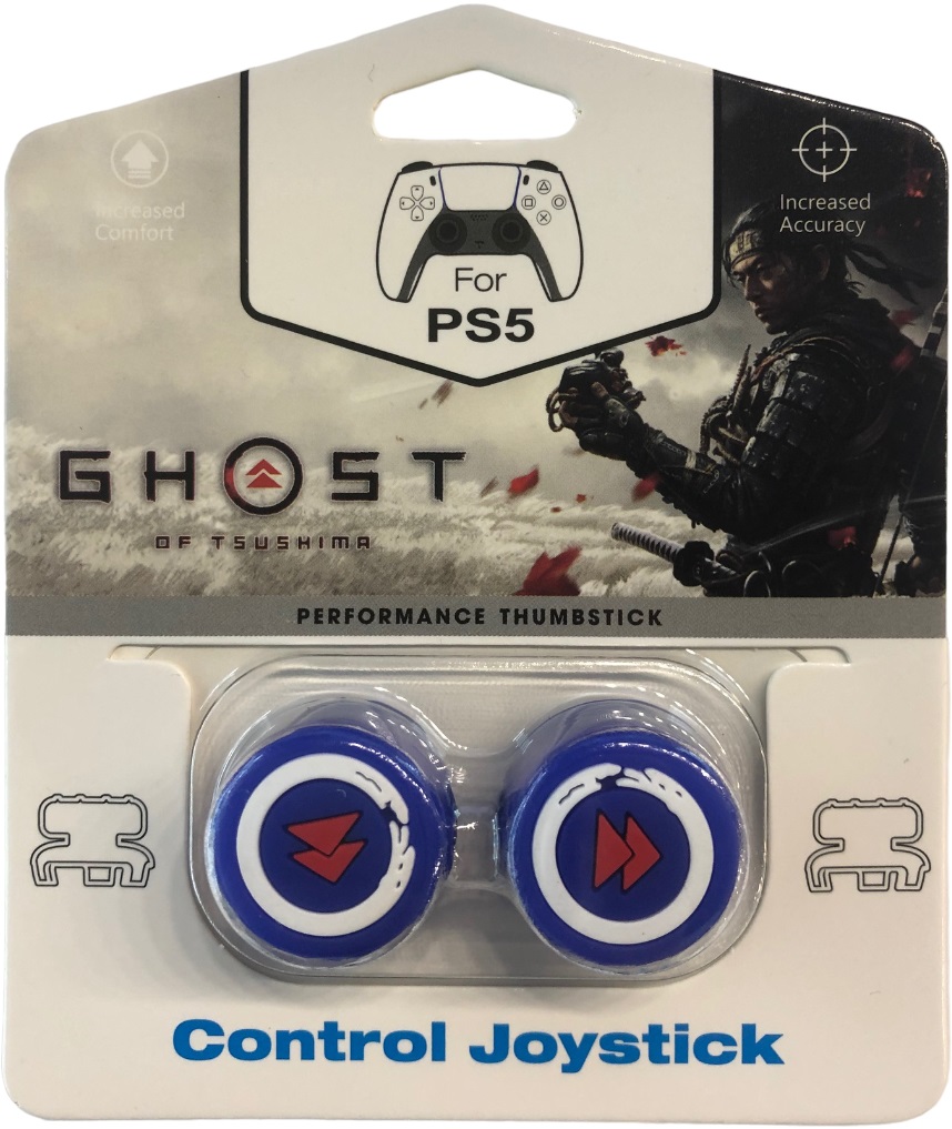 Накладка на стики для геймпада NoBrand Thumbstick Ghost of Tsushima Blue