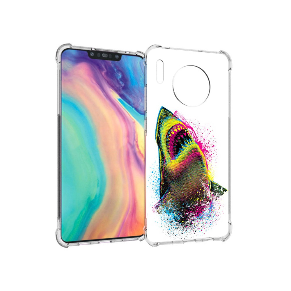 

Чехол MyPads Tocco для Huawei Mate 30 челюсти-2, Прозрачный, Tocco