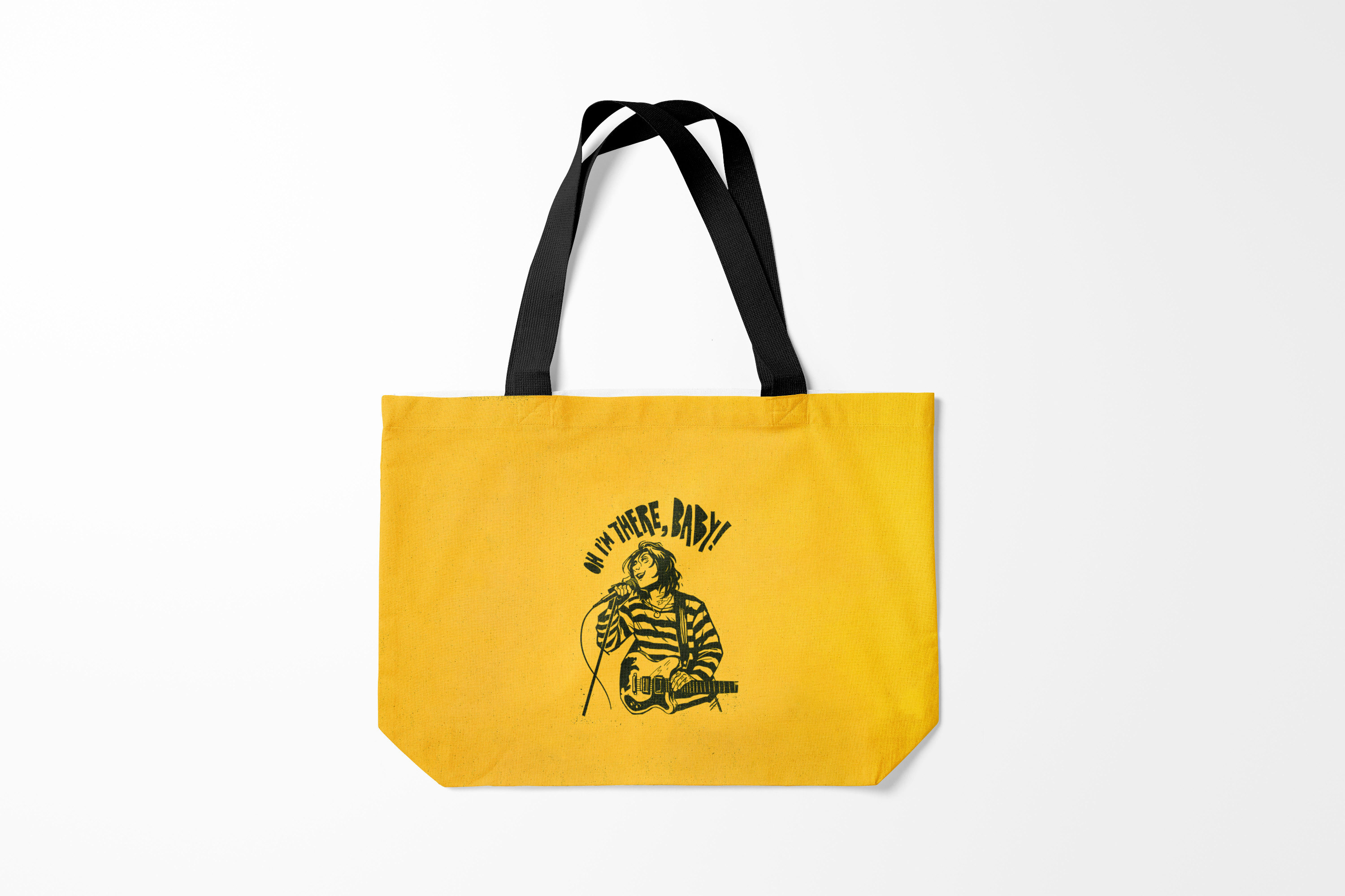 

Сумка шoппер унисекс Burnettie My Chemical Romance Я тут детка, желтый, My Chemical Romance Я тут детка