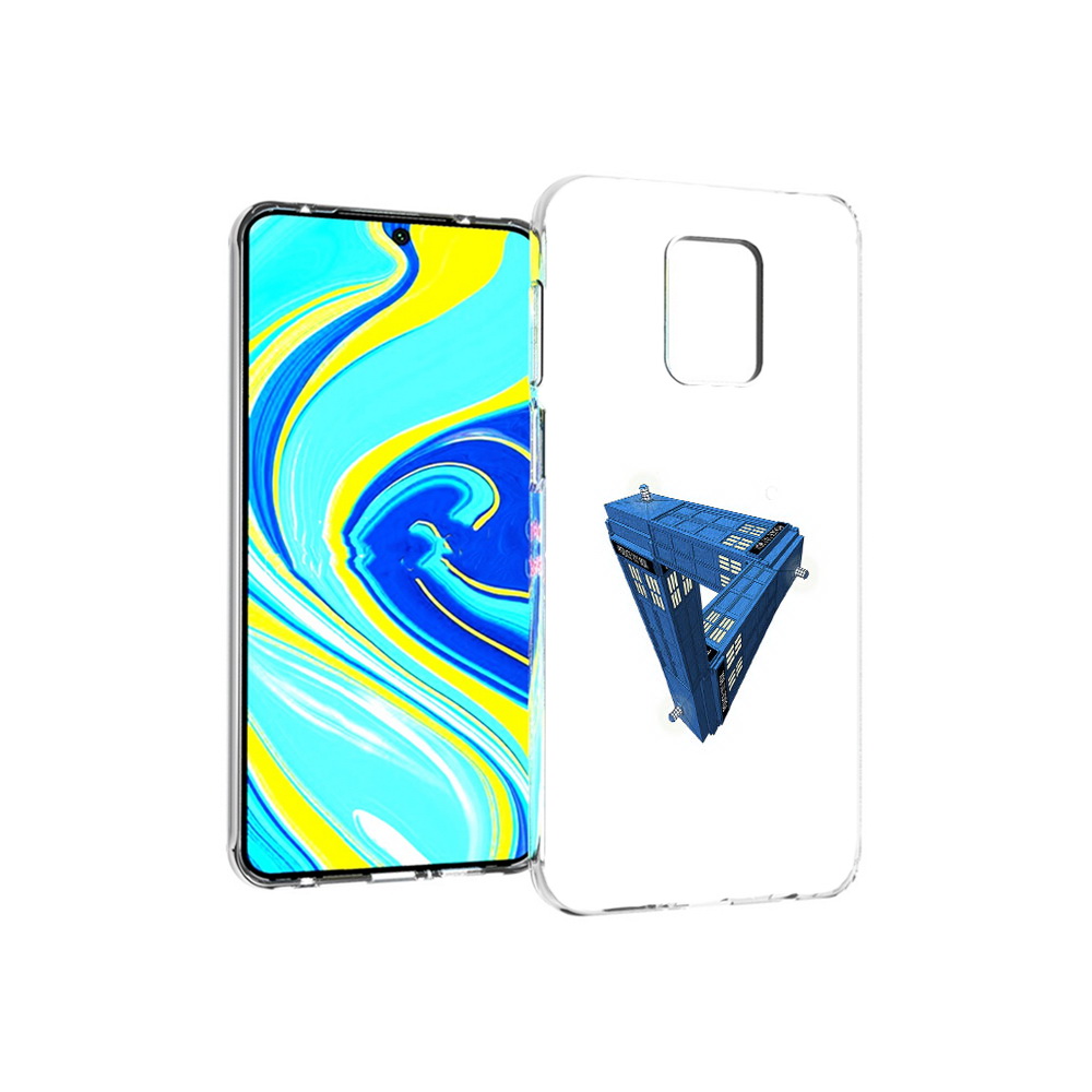Чехол MyPads Tocco для Xiaomi Redmi Note 9 Pro головолока абстракция (PT146368.268.291)