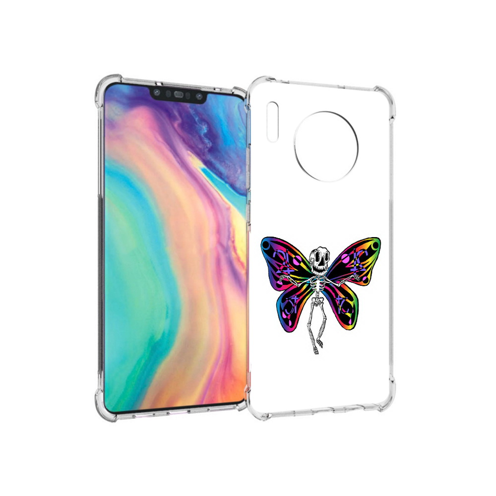 

Чехол MyPads Tocco для Huawei Mate 30 эффект бабочки, Прозрачный, Tocco