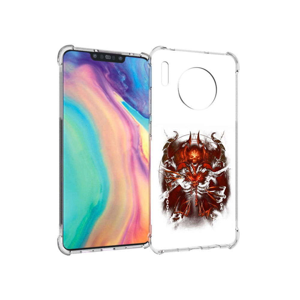 

Чехол MyPads Tocco для Huawei Mate 30 яркий демон, Прозрачный, Tocco