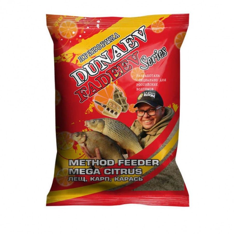 

Прикормка DUNAEV FADEEV Method Feeder Mega Citrus (1кг)