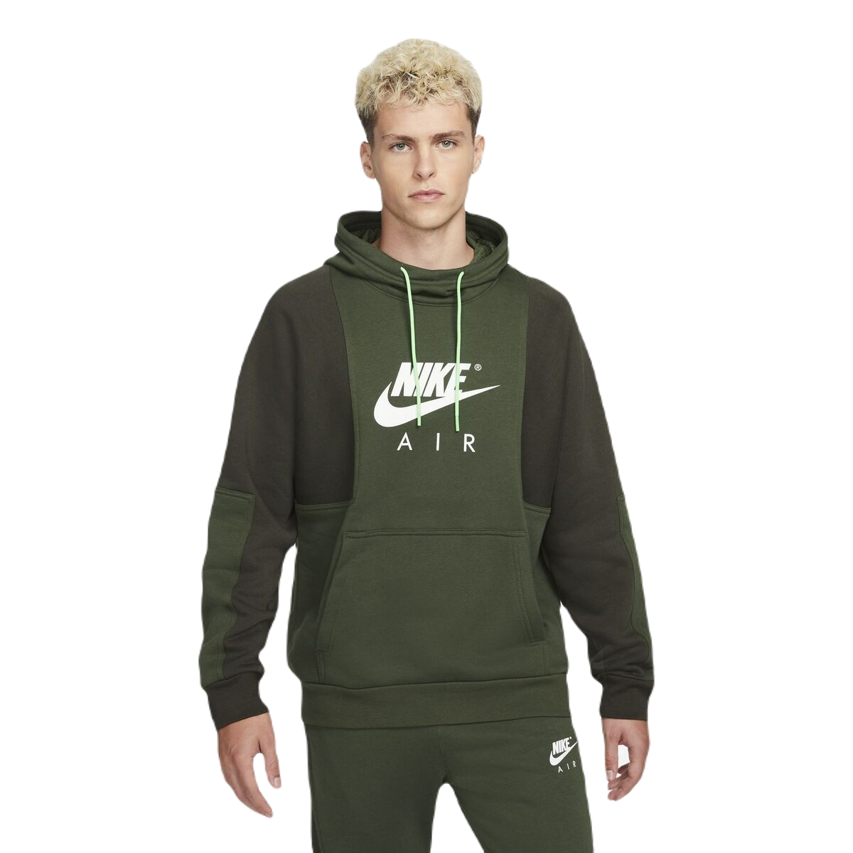 

Толстовка мужская Nike DD6383-335 зеленая 48, Зеленый, Sportswear Club Fleece