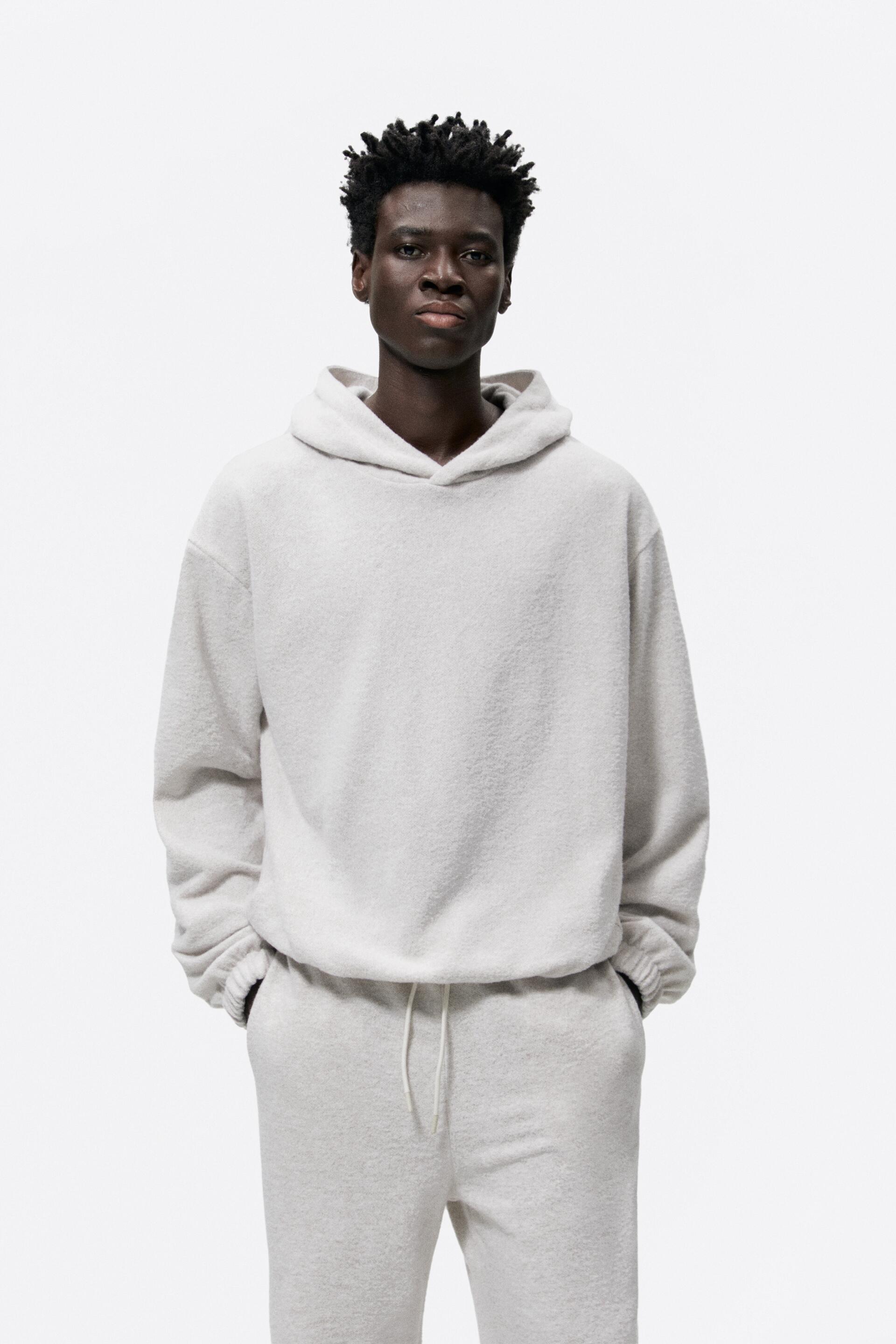 

Толстовка мужская ZARA 05039300 белая XL (доставка из-за рубежа), 05039300