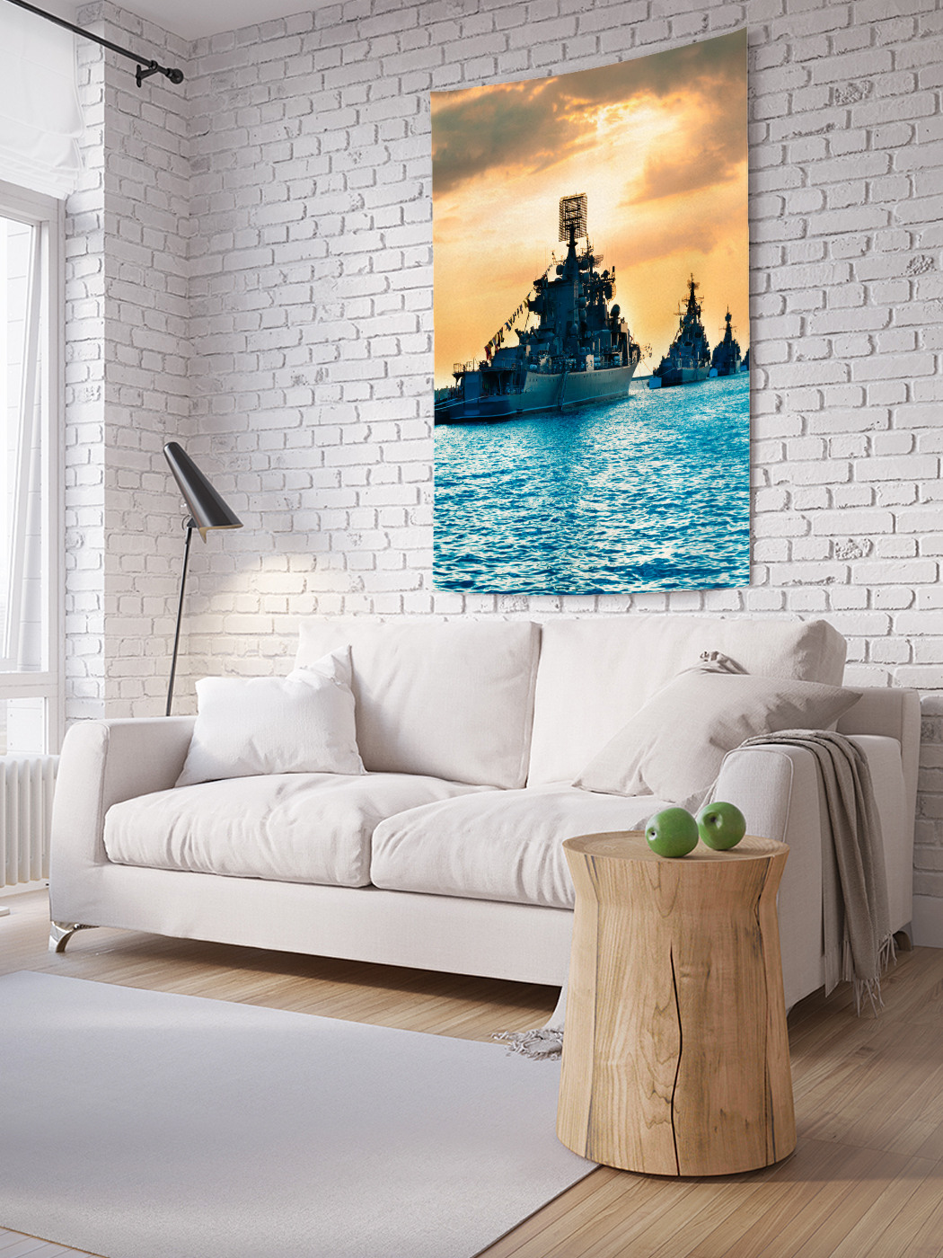 

Вертикальное фотопанно на стену JoyArty Морской флот 150x200 см, Морской флот