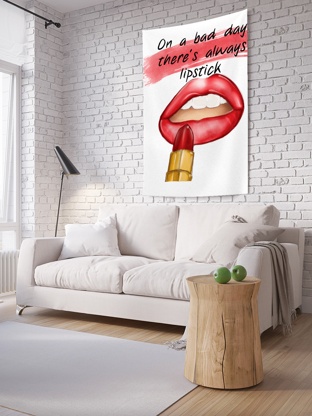 

Вертикальное фотопанно на стену JoyArty Всегда есть помада 150x200 см, Всегда есть помада