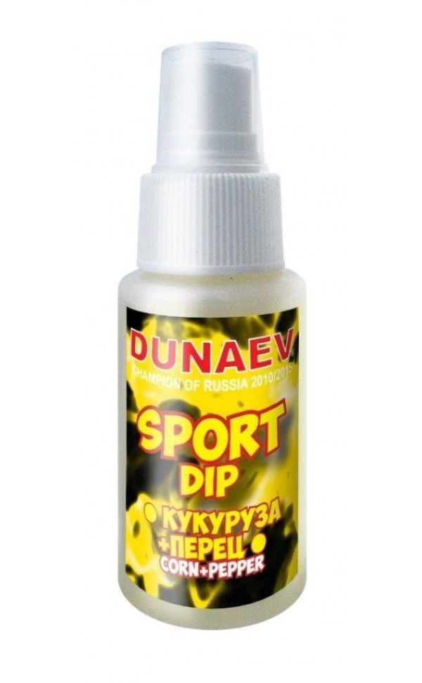 

Прикормка DUNAEV SPORT DIP 50 мл Кукуруза-Перец