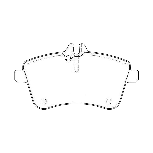 

Колодки торм. для Mercedes A W169 04- 2.0i/2.0D диск. перед. в комп. с датчиком PF TRIALLI