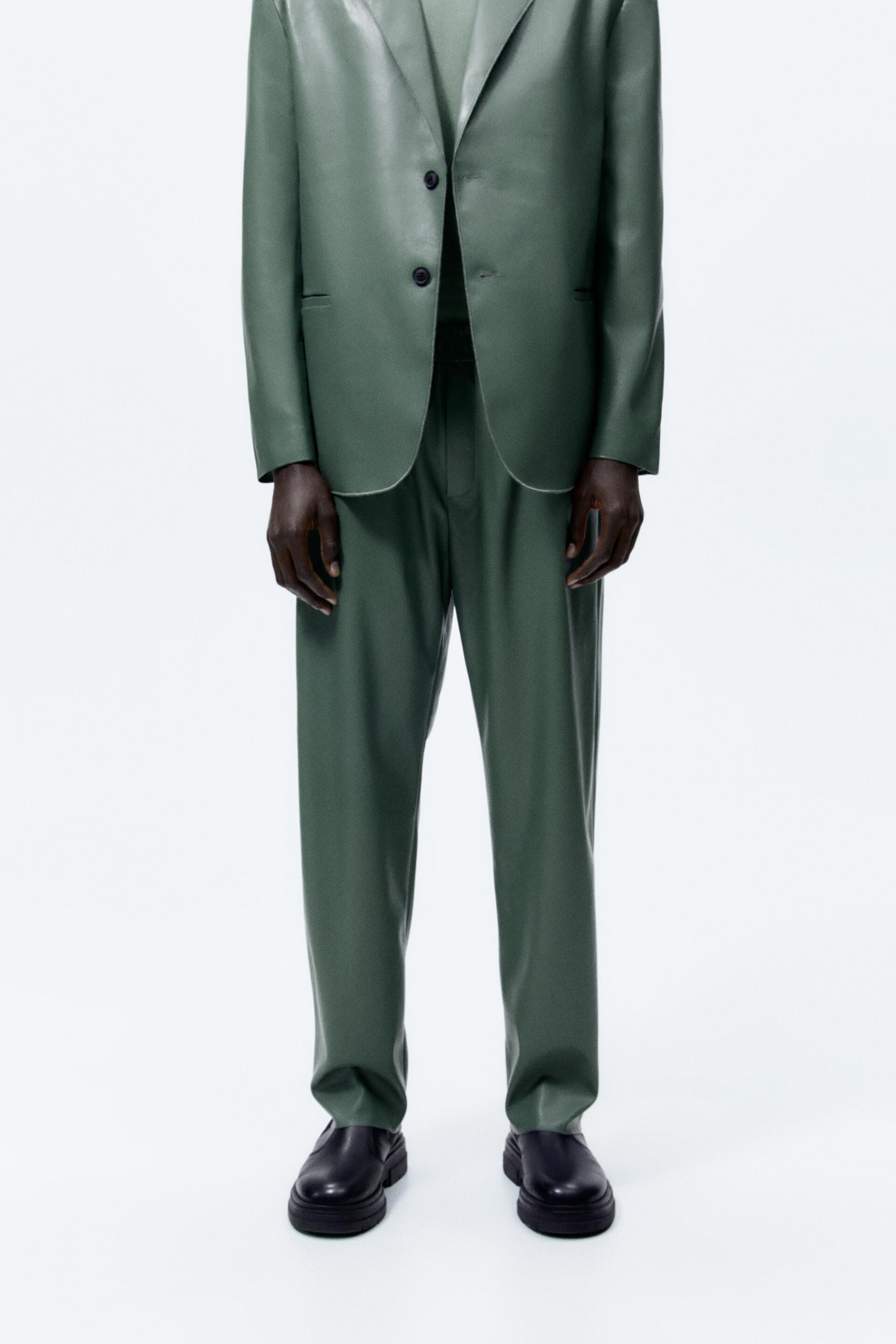 

Брюки мужские ZARA 05070462 зеленые M (доставка из-за рубежа), 05070462