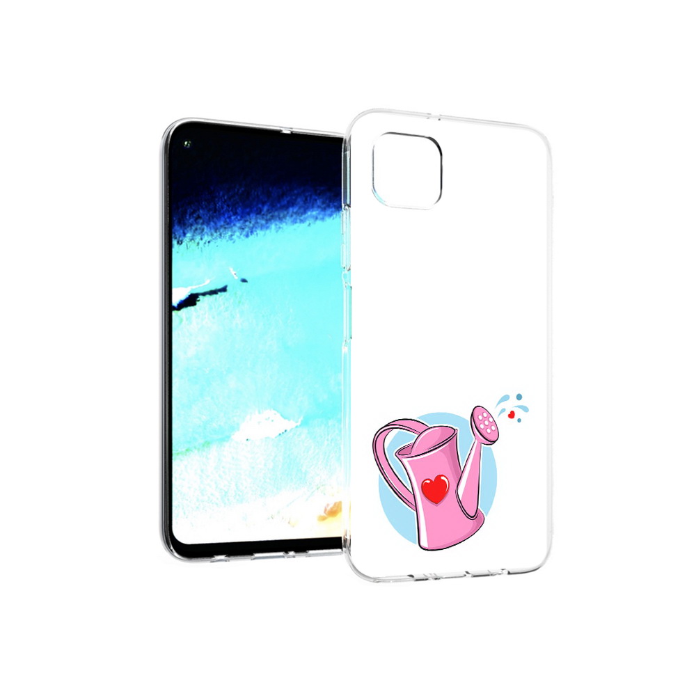 

Чехол MyPads Tocco для Huawei Nova 6 SE Лейка любви 14 февраля, Прозрачный, Tocco
