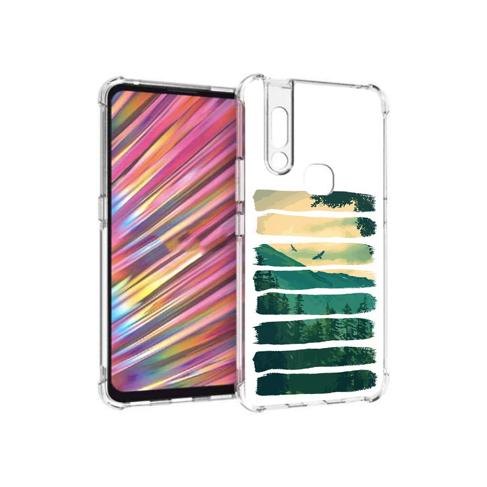

Чехол MyPads Tocco для Vivo V15 Лесная чаща (PT127905.397.107), Прозрачный, Tocco