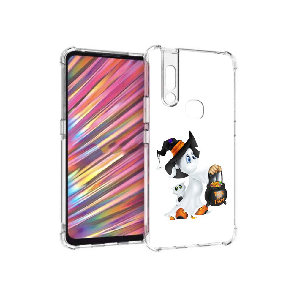 

Чехол MyPads Tocco для Vivo V15 Маленький призрак (PT127905.397.113), Прозрачный, Tocco