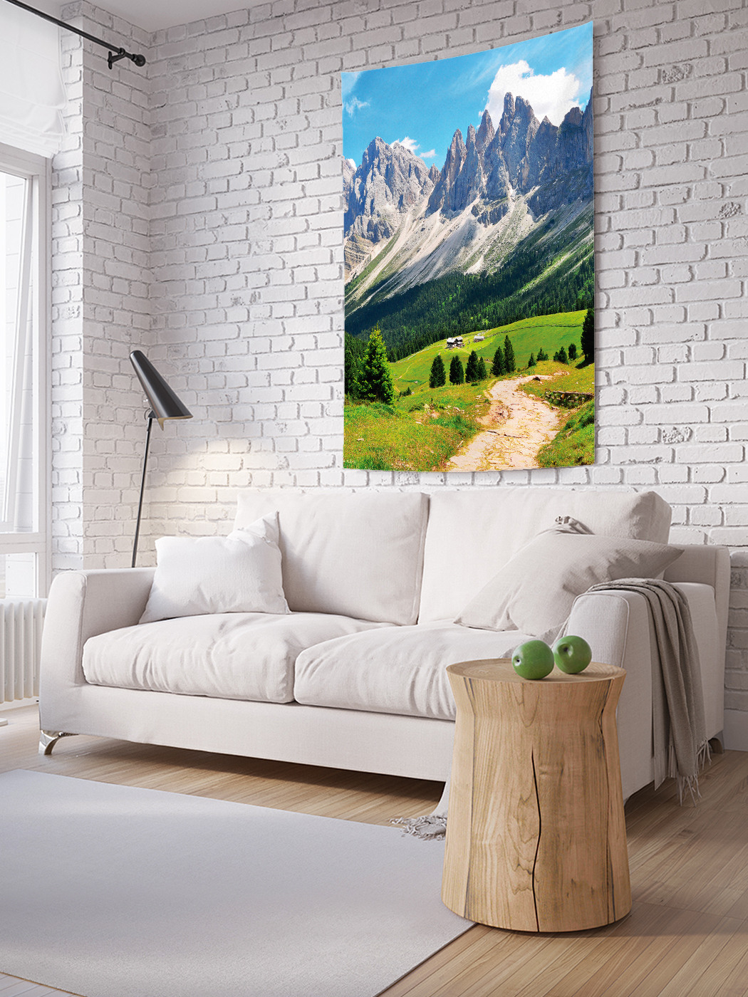 

Вертикальное фотопанно на стену JoyArty Высокие горы 150x200 см, Высокие горы