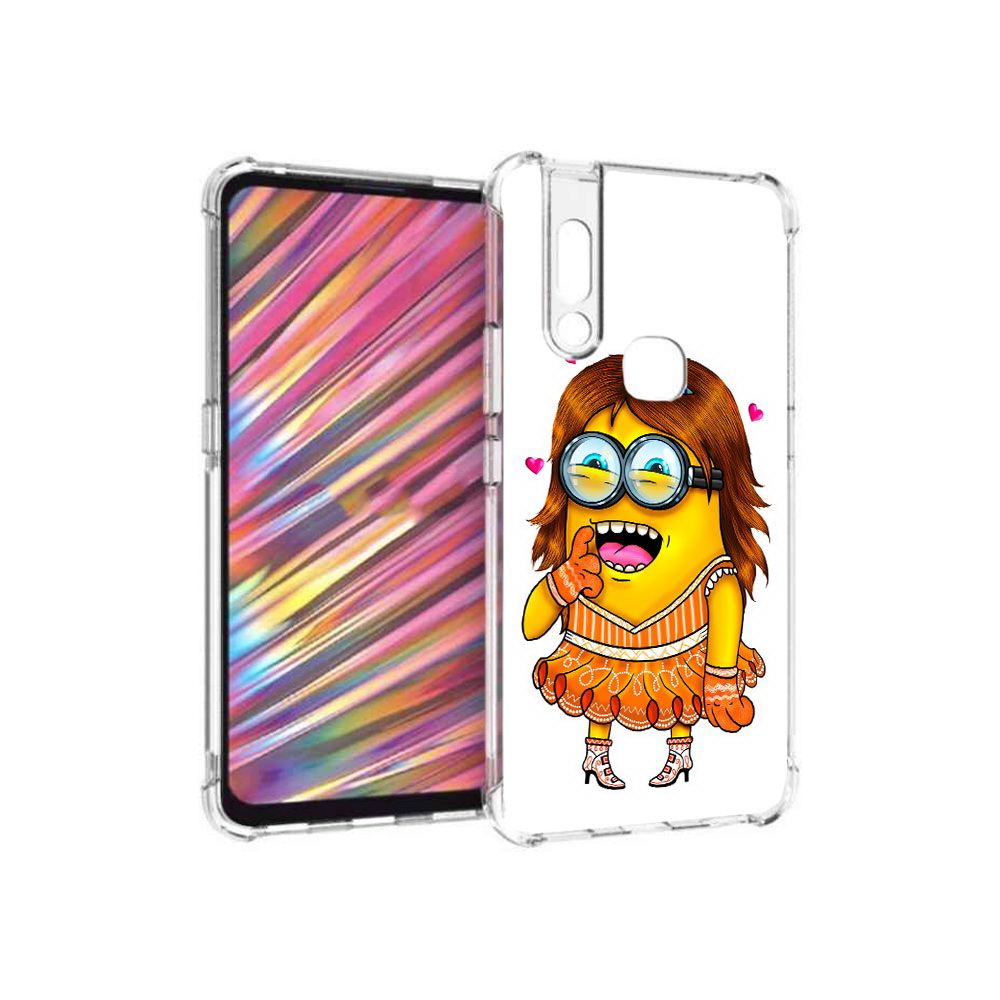 

Чехол MyPads Tocco для Vivo V15 Миньон девочка (PT127905.397.116), Прозрачный, Tocco