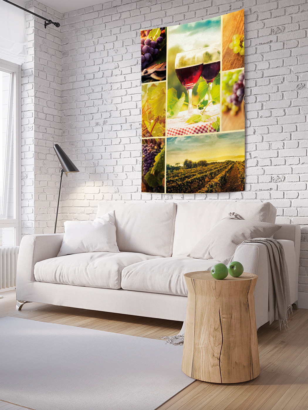 

Вертикальное фотопанно на стену JoyArty Чудные виноградники 150x200 см, Чудные виноградники