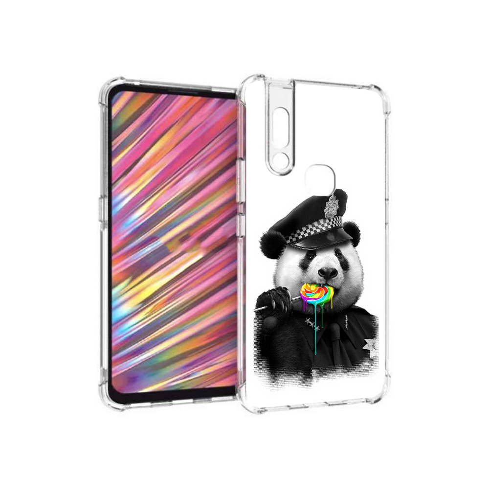 

Чехол MyPads Tocco для Vivo V15 Панда полиция (PT127905.397.130), Прозрачный, Tocco