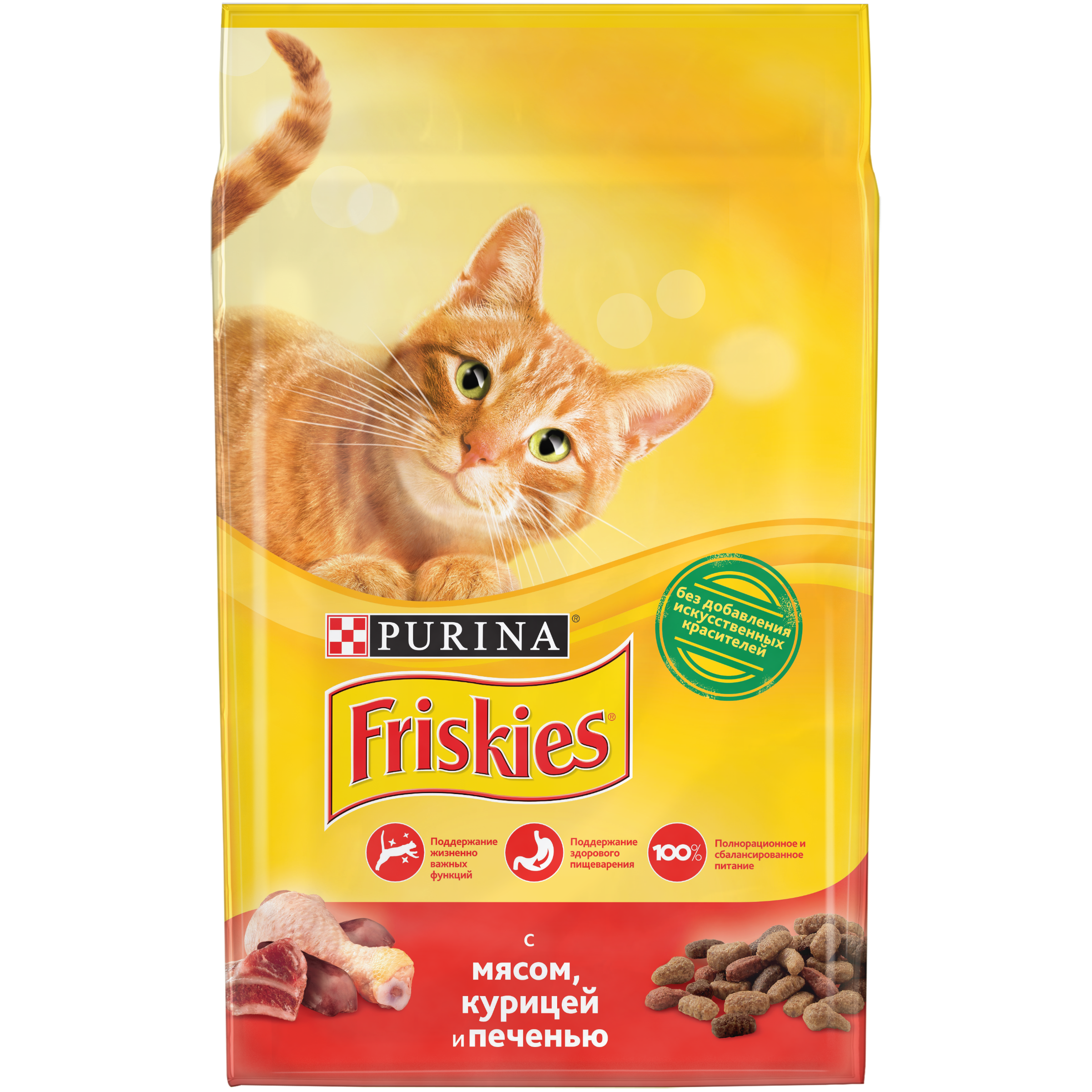 фото Сухой корм для кошек friskies, мясное ассорти, 10кг