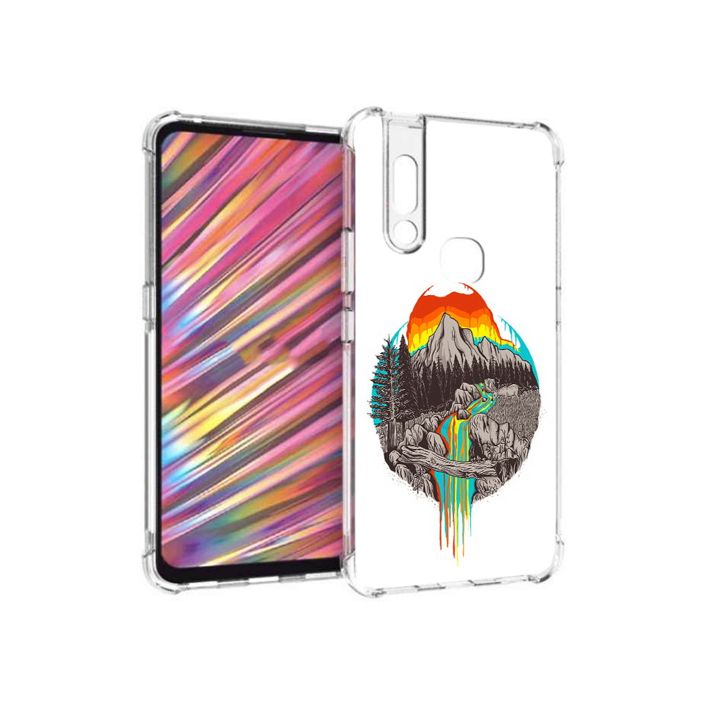 

Чехол MyPads Tocco для Vivo V15 Радужный водопад (PT127905.397.144), Прозрачный, Tocco