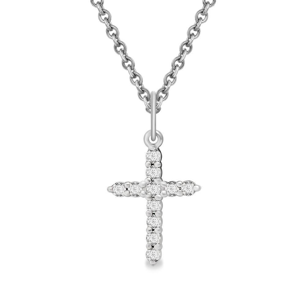 

Подвеска из серебра 585Gold 703006632, фианит, 703006632