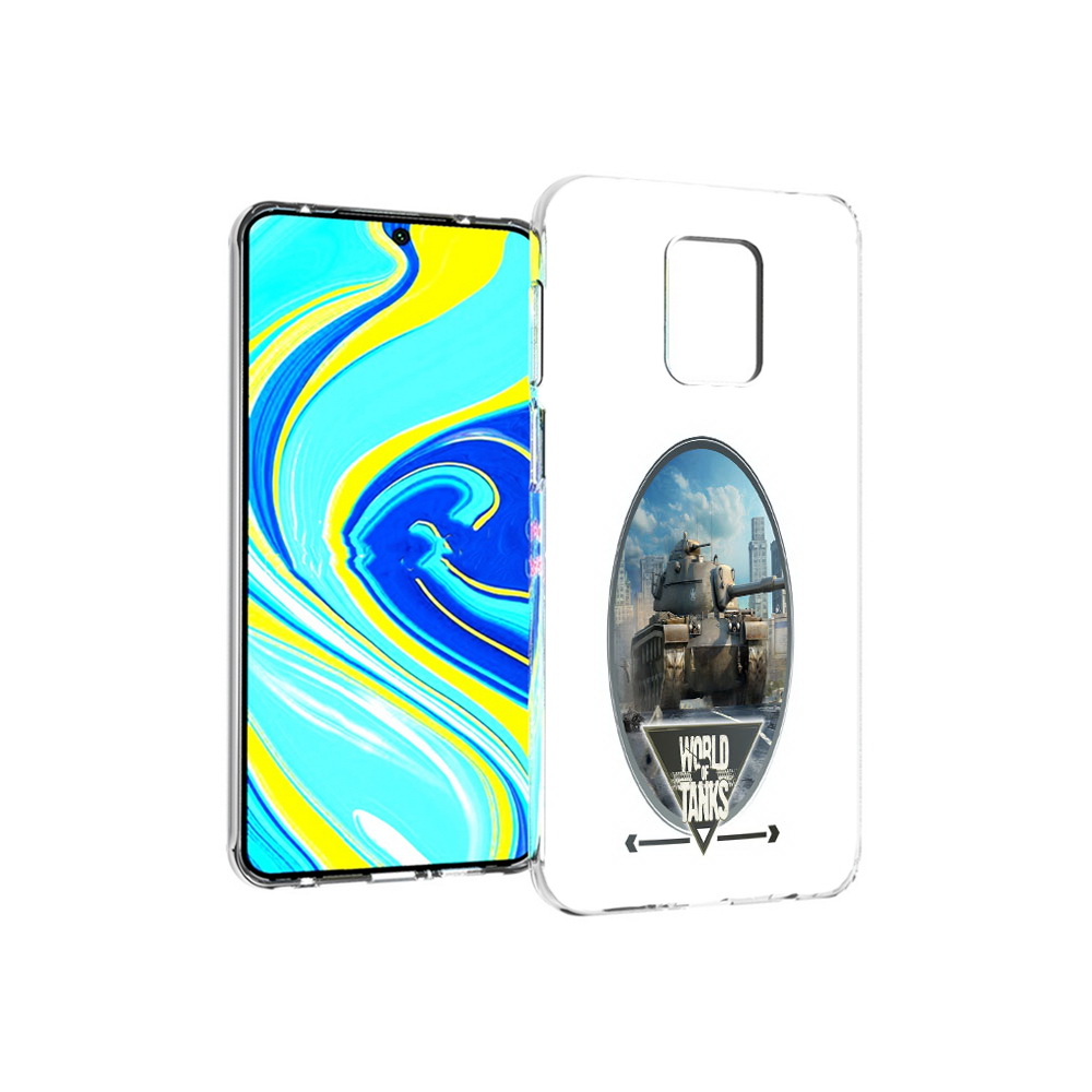 

Чехол MyPads Tocco для Xiaomi Redmi Note 9 Pro игра с танками (PT146368.268.375), Прозрачный, Tocco