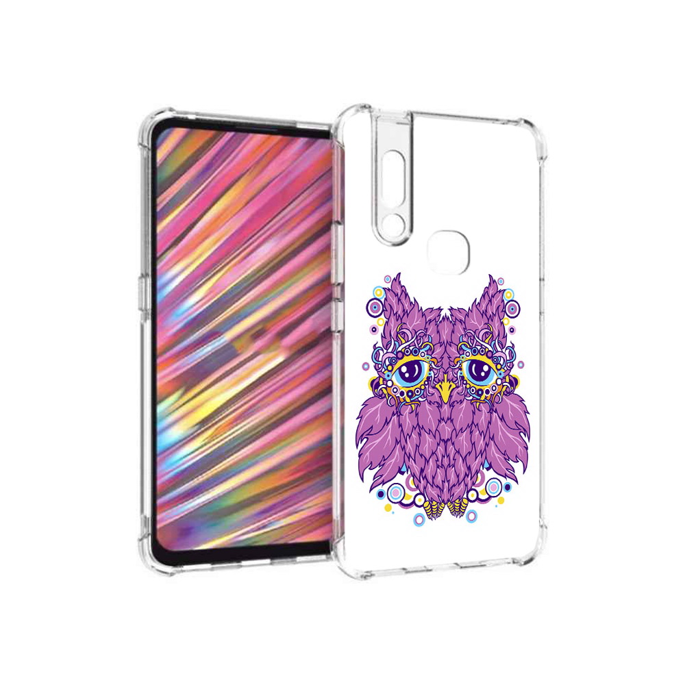 

Чехол MyPads Tocco для Vivo V15 Розовая сова (PT127905.397.147), Прозрачный, Tocco