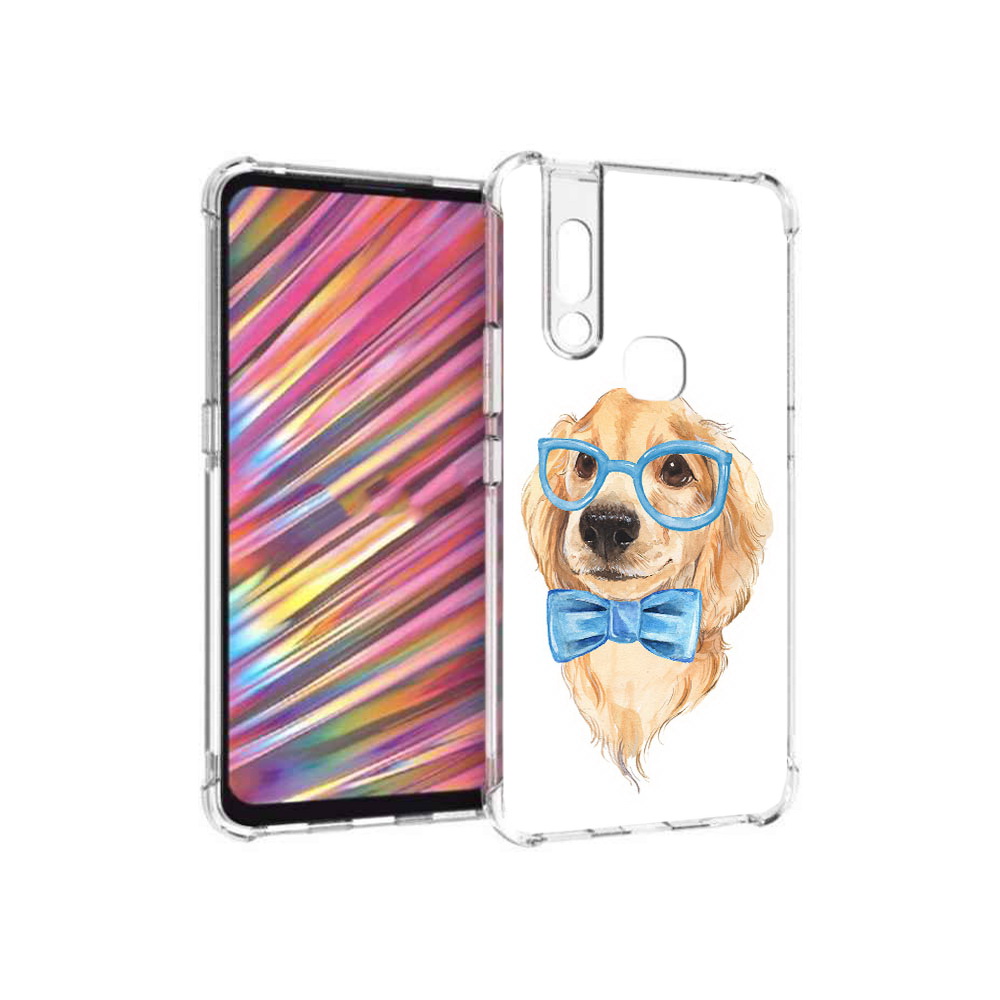 

Чехол MyPads Tocco для Vivo V15 Собака интеллигент (PT127905.397.159), Прозрачный, Tocco
