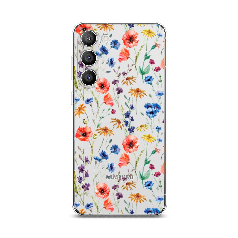 

Чехол Awog для Samsung Galaxy S23 Plus 5G "Маки и васильки фон", 2107450-8