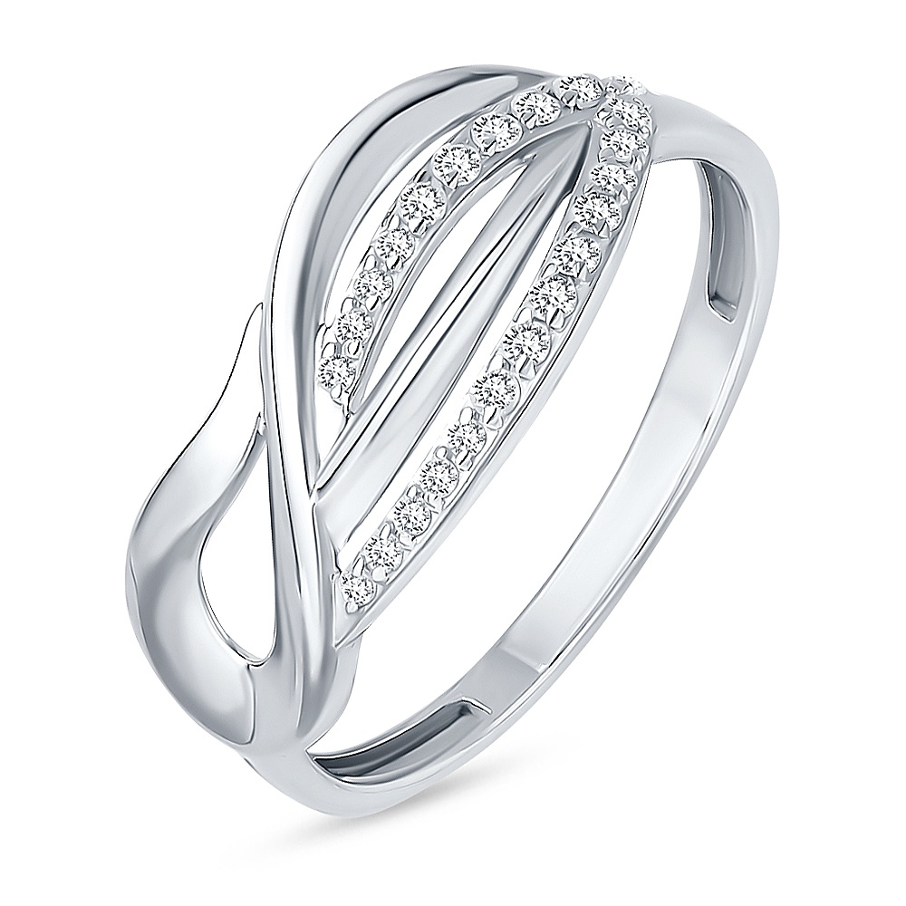 

Кольцо из серебра р. , 585Gold 701012650, фианит, 701012650