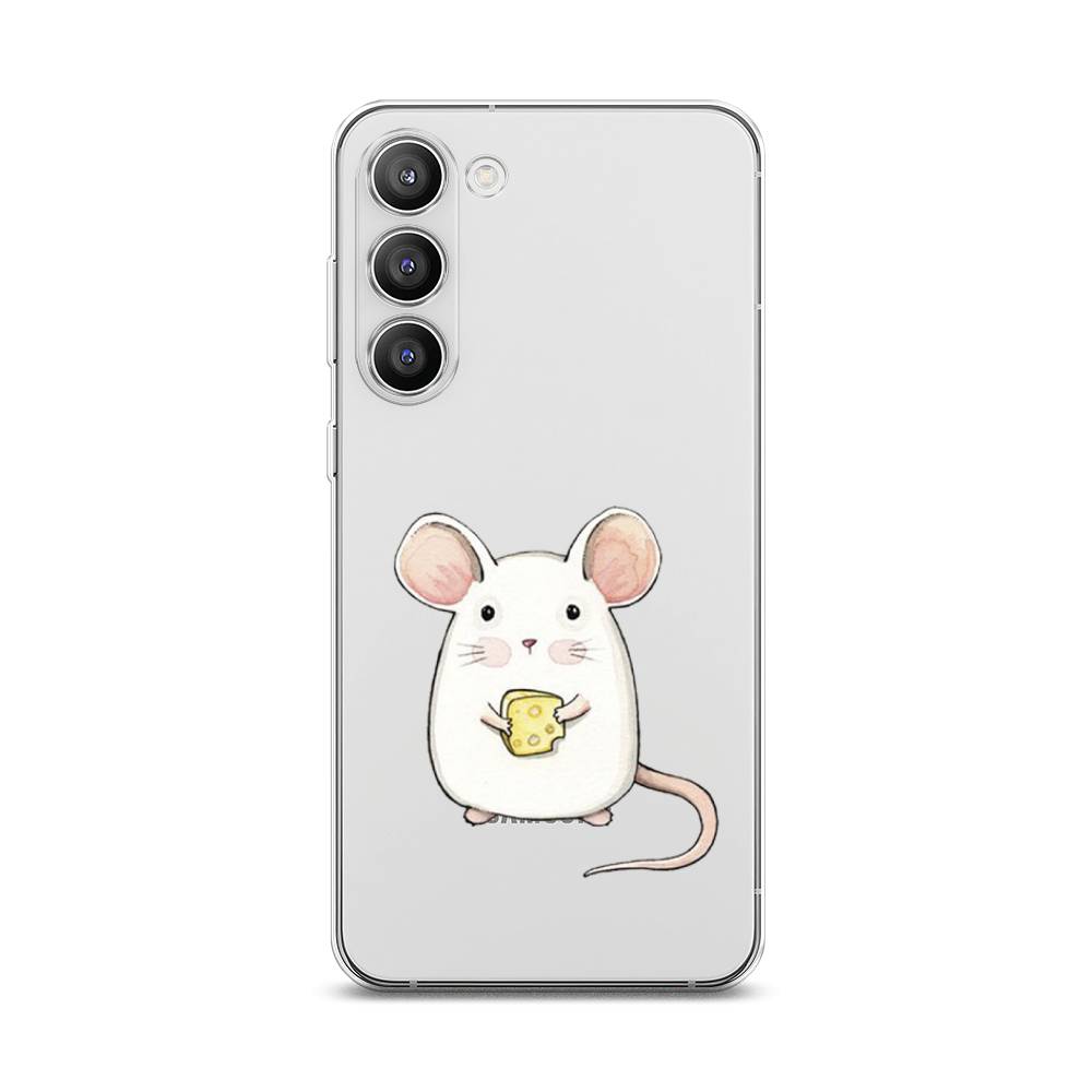 

Чехол Awog на Samsung Galaxy S23 Plus 5G "Мышка", Белый, 2107450-1