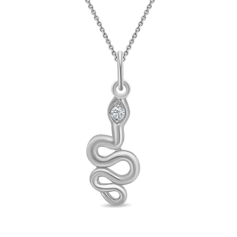 

Подвеска из серебра 585Gold 703006624, фианит, 703006624