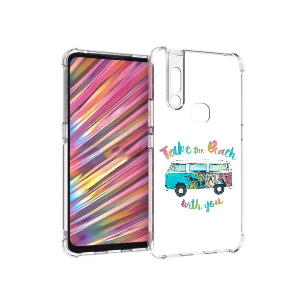 

Чехол MyPads Tocco для Vivo V15 Хиппи автобус (PT127905.397.190), Прозрачный, Tocco