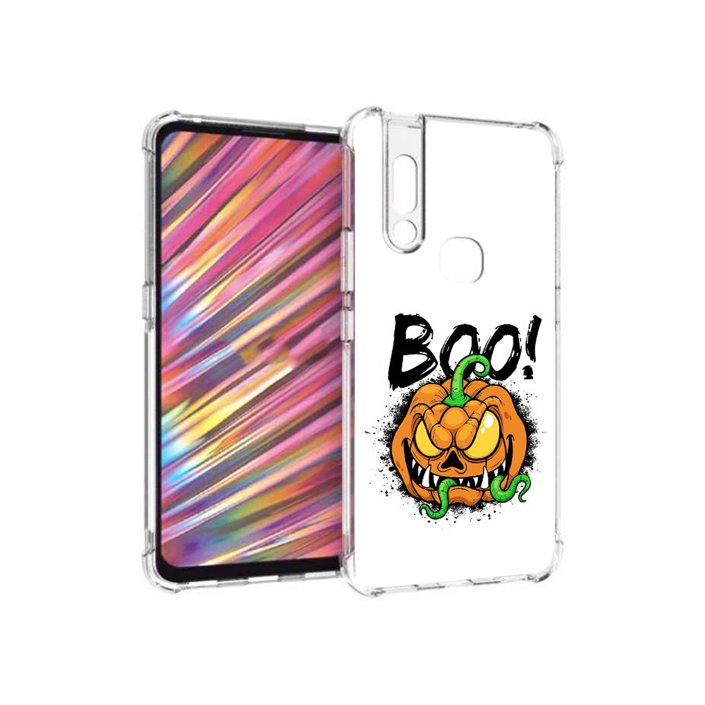 

Чехол MyPads Tocco для Vivo V15 Хэллоуин бу (PT127905.397.193), Прозрачный, Tocco