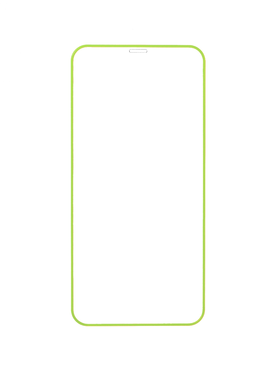 

Защитное стекло для iPhone 11, Xr с желтой рамкой, светящейся в темноте, ZTG-N-APL-11