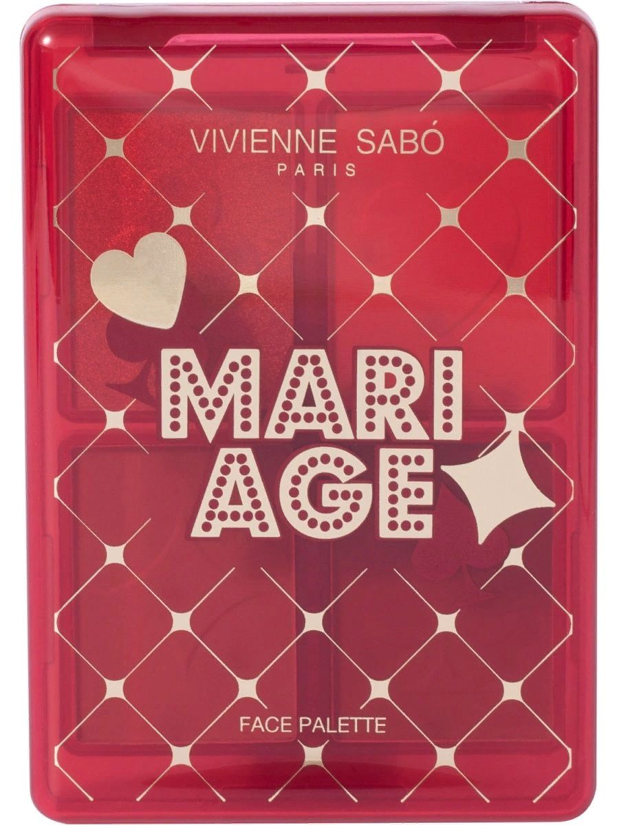 Палетка Vivienne Sabo Mariage тон 01 12 г палетка для контуринга dodo girl face contour powder panel 10 оттенков набор b