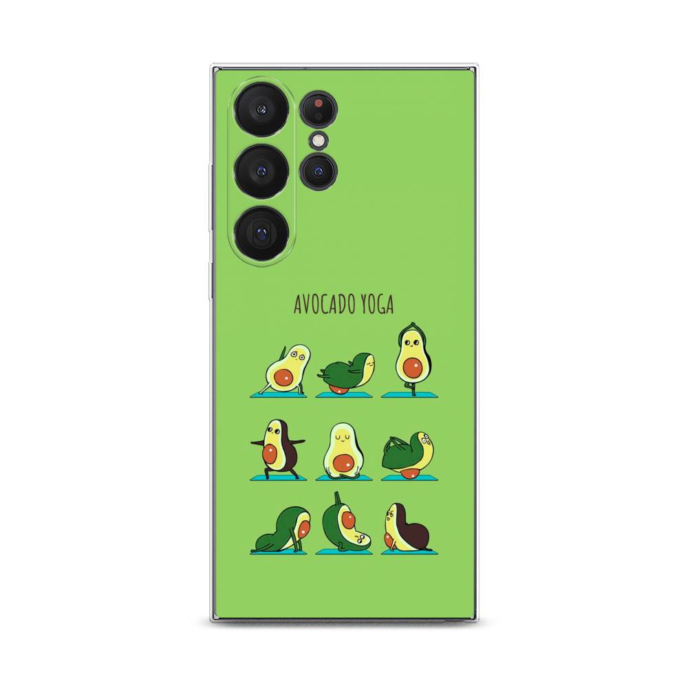 

Чехол Awog на Samsung Galaxy S23 Ultra 5G "Авокадо йога", 2107550-10