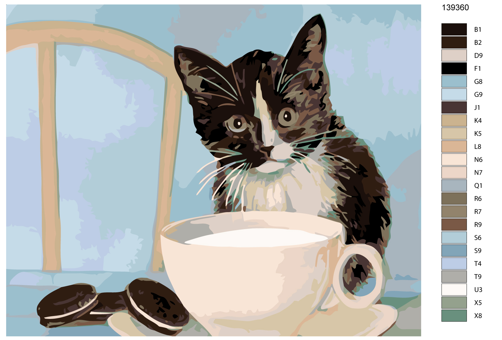 

Картина по номерам, Живопись по номерам, 80 х 100, KTMK-139360, KTMK-139360