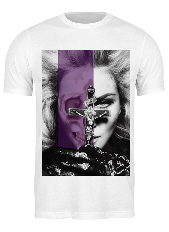 

Футболка мужская Printio Madonna белая L, Белый, Madonna