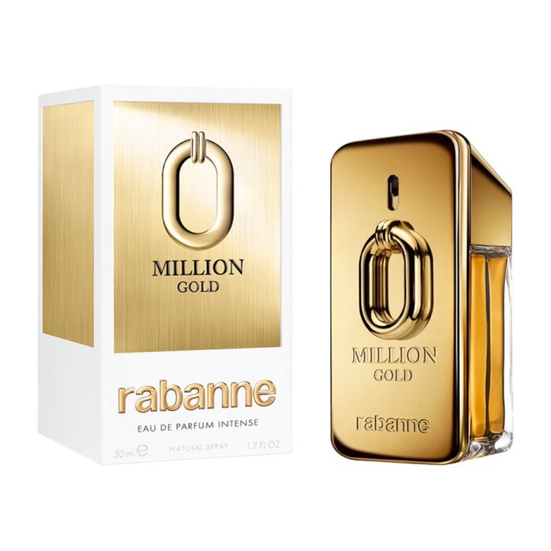 Парфюмированная вода мужская Paco Rabanne Million Gold Intense 50мл