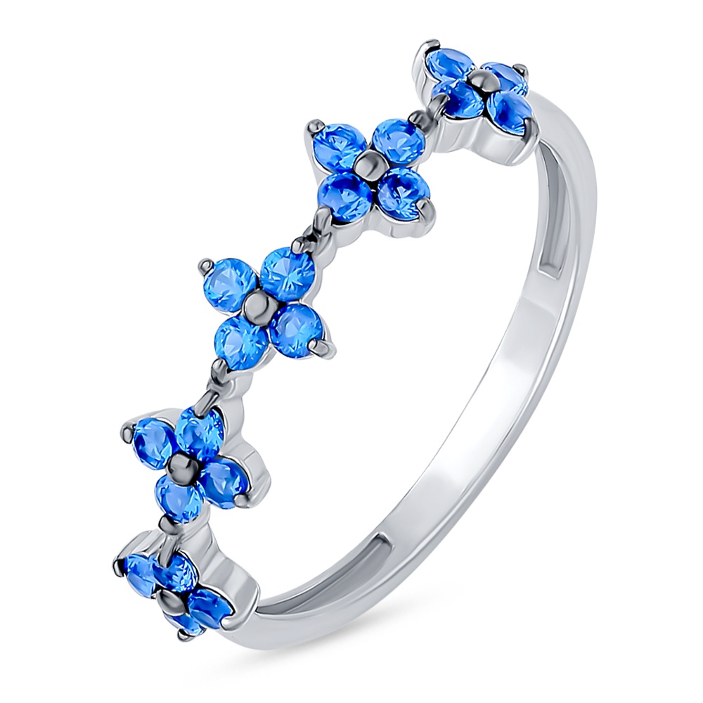 

Кольцо из серебра р.  585Gold 701012711, фианит, 701012711