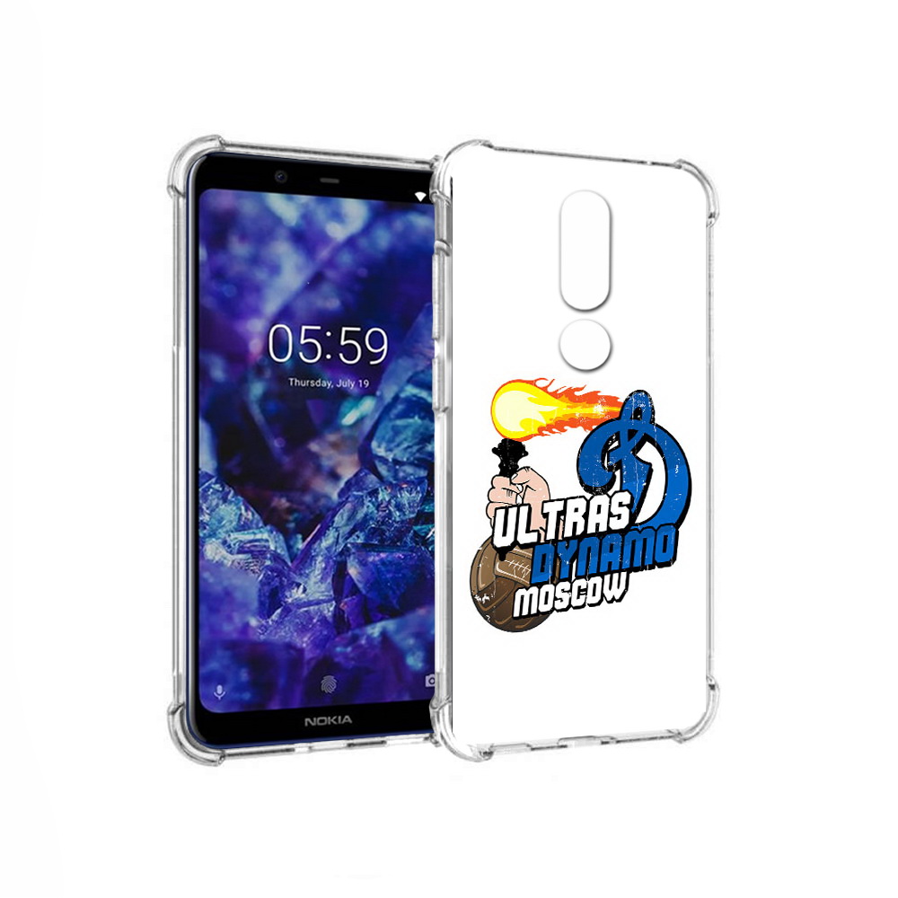 

Чехол MyPads Tocco для Nokia 5.1 Plus ФК Динамо (PT119548.120.177), Прозрачный, Tocco