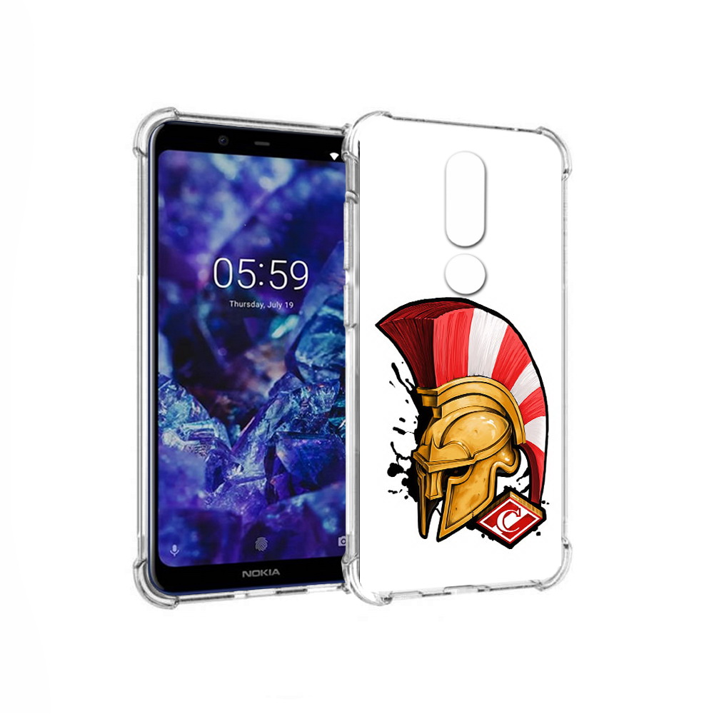 Чехол MyPads Tocco для Nokia 5.1 Plus ФК спартак шлем (PT119548.120.185)