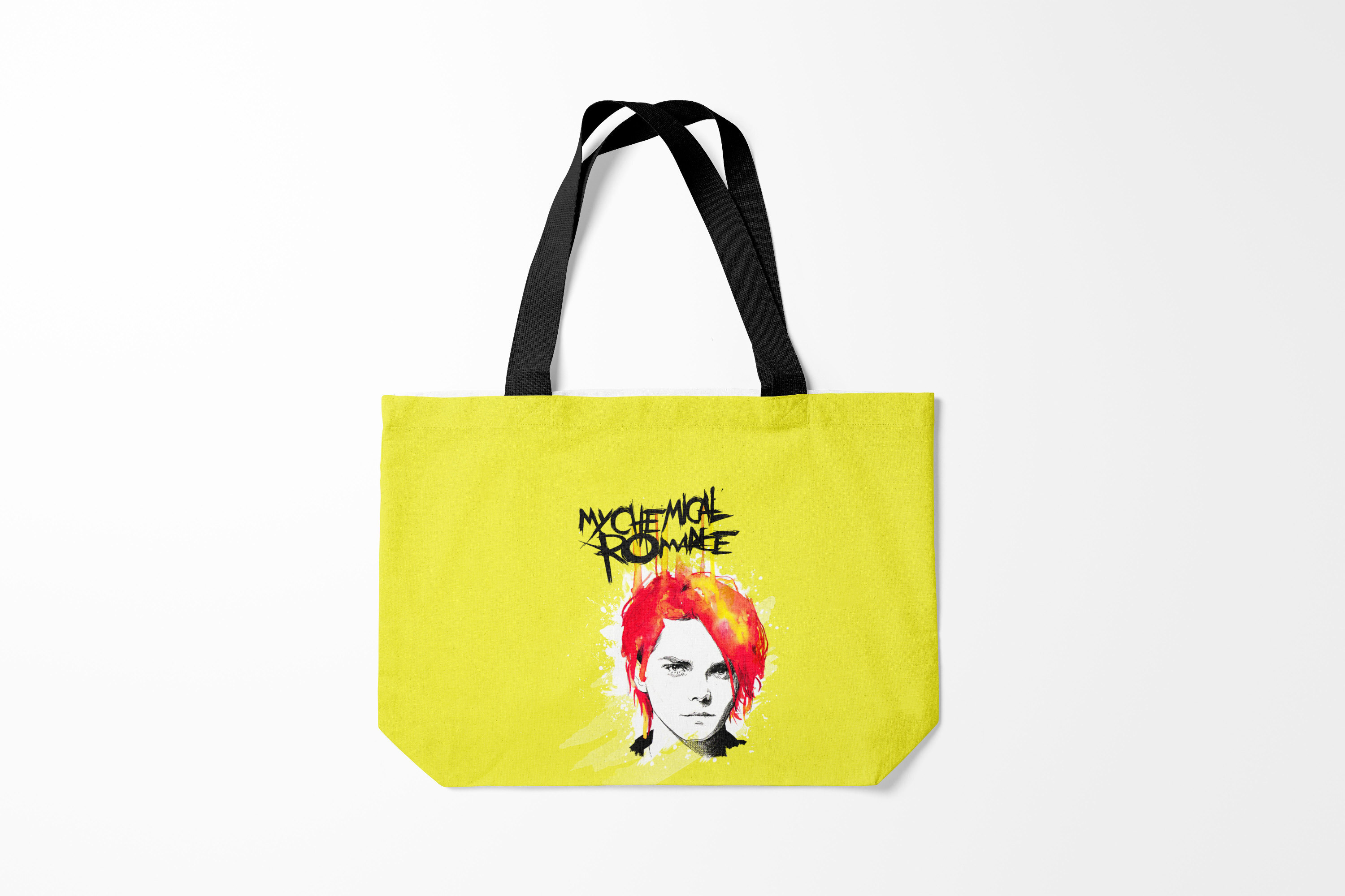 

Сумка шoппер унисекс Burnettie My Chemical Romance, желтый, My Chemical Romance