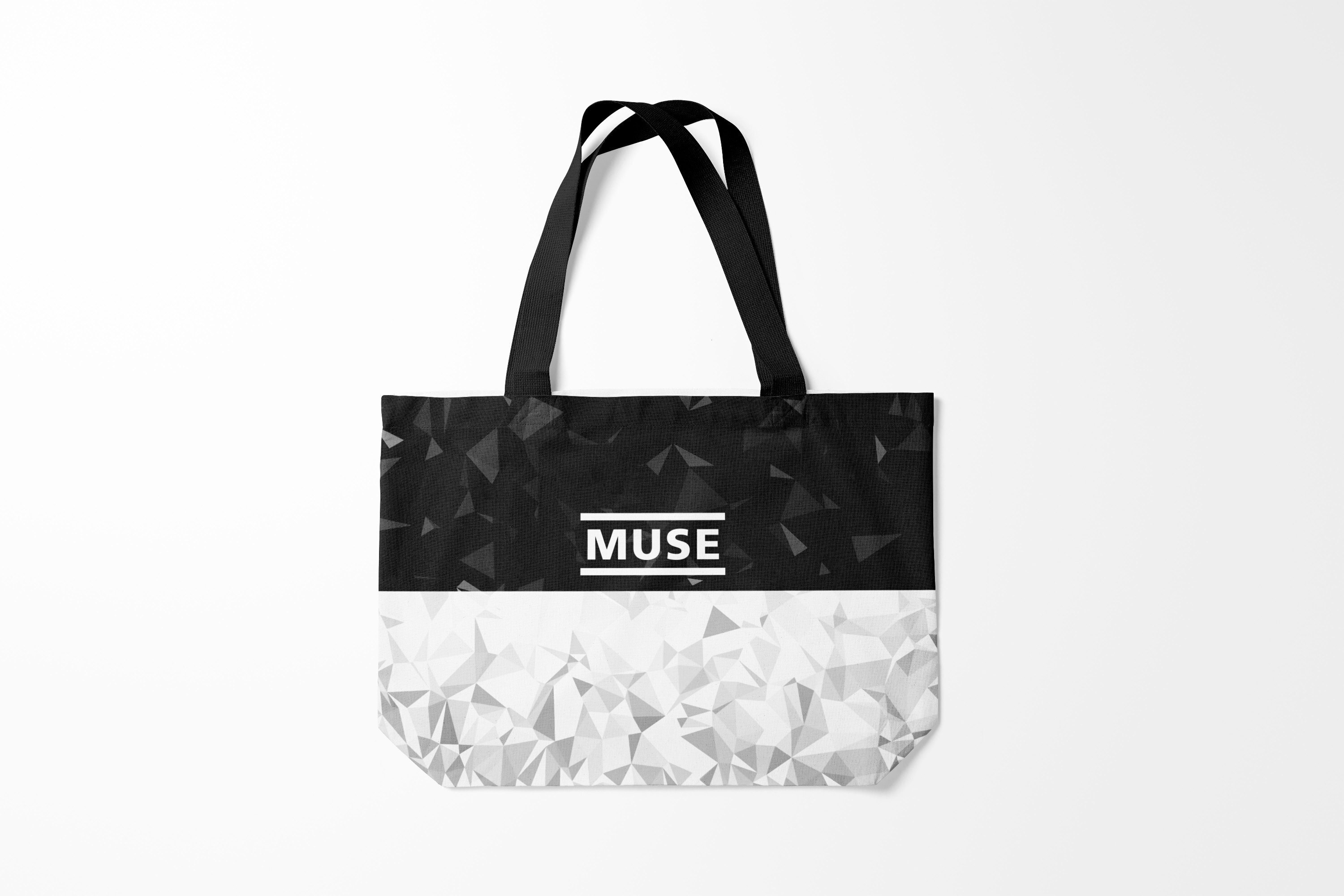 

Сумка шoппер унисекс Burnettie Muse, черный; белый, Muse