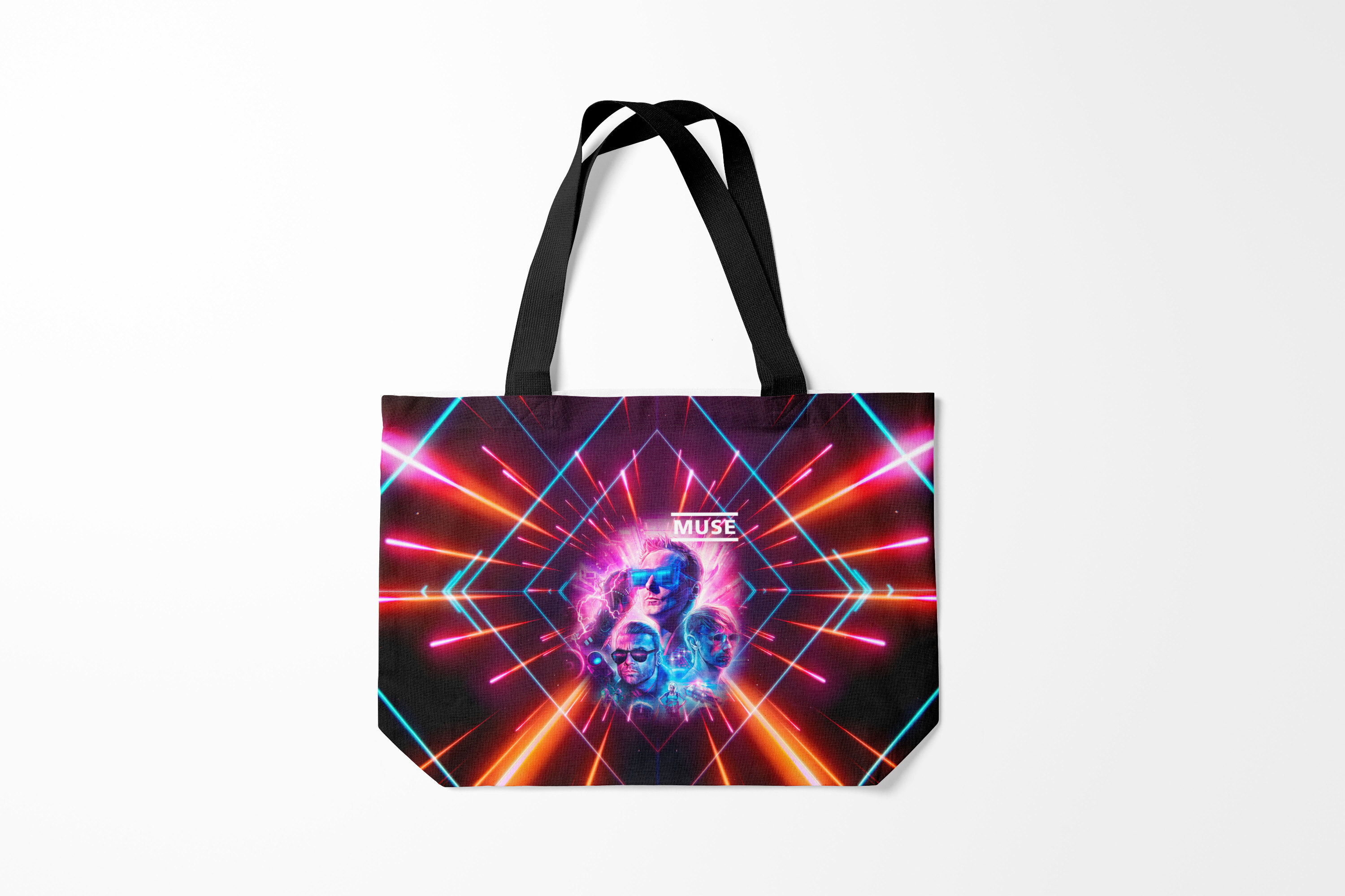 

Сумка шoппер унисекс Burnettie Muse, разноцветный, Muse