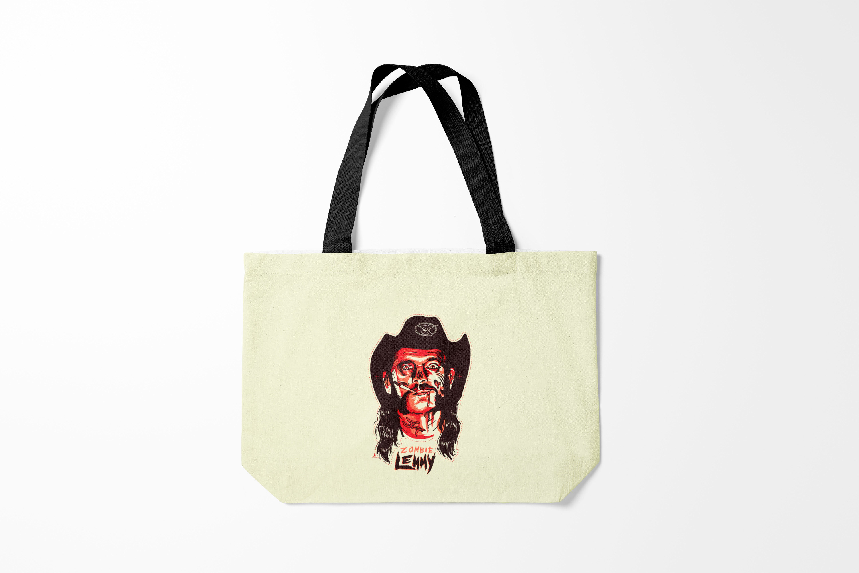 

Сумка шoппер унисекс Burnettie Motorhead Zombie Lemmy, белый, Motorhead Zombie Lemmy