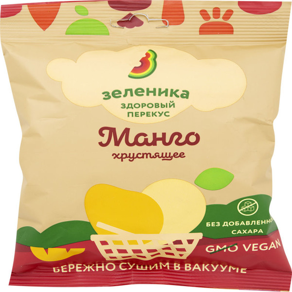 Манго Зеленика Здоровый фруктовый перекус, 15 г