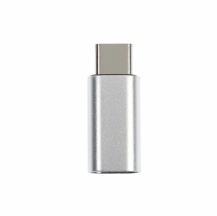 Переходник LuazON LE-017 с Lightning на Type-C 1 шт серебристый 325₽