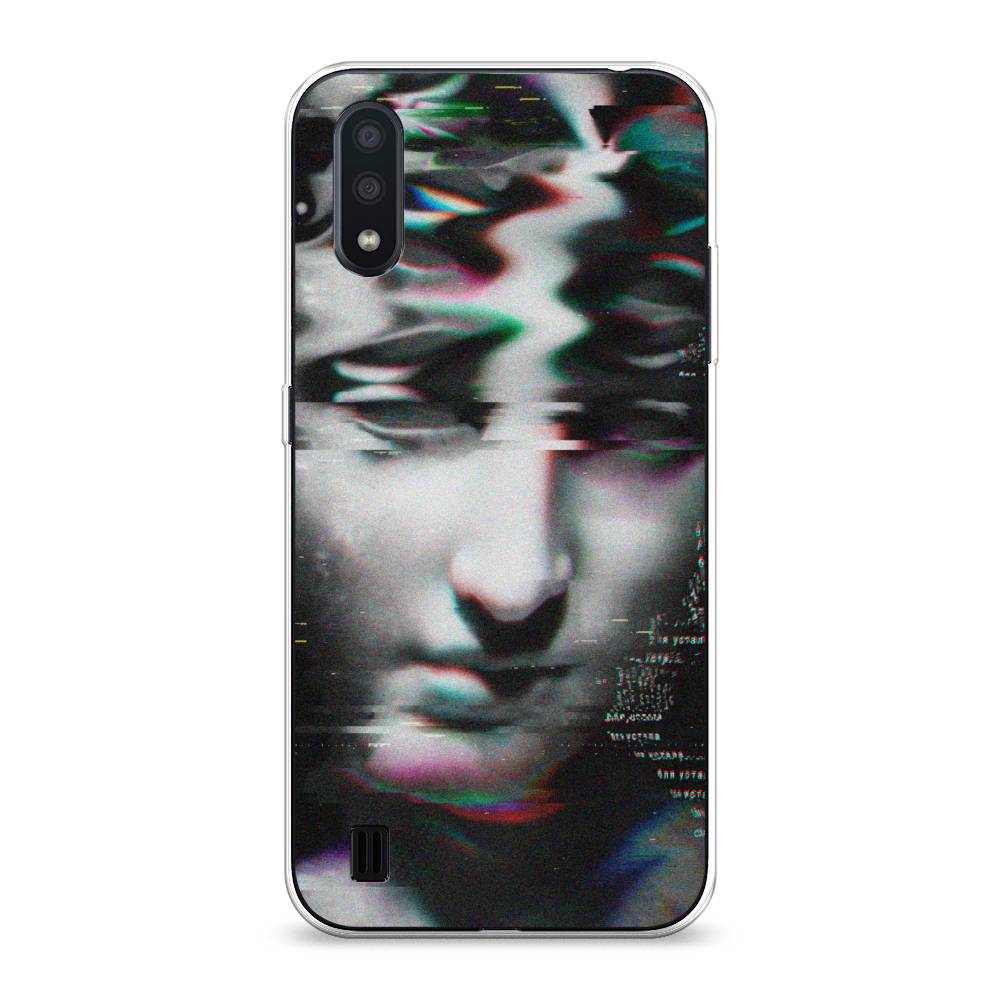 

Чехол Awog на Samsung Galaxy A01 "Glitch Art", Разноцветный, 29550-9